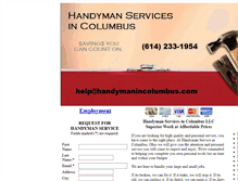 Tablet Screenshot of handymanincolumbus.com